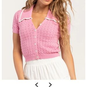 SOLD Pink Button-Up Shirt